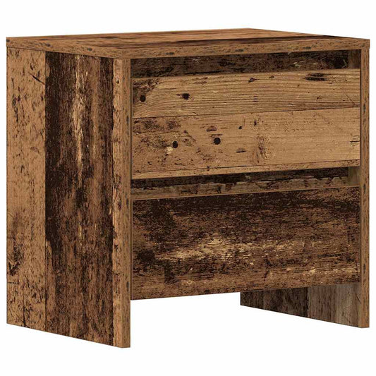 Bedside Cabinet Old Wood 45 x 34 x 44.5 cm Engineered Wood Bedside Cabinet Old Wood 45 x 34 x 44.5 cm Engineered Wood