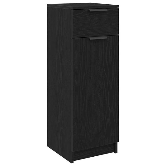 Bathroom Cabinet Black oak 32 x 34 x 90 cm Engineered wood Bathroom Cabinet Black oak 32 x 34 x 90 cm Engineered wood