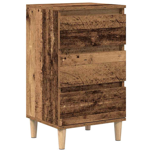 Bedside Cabinet Old Wood 40 x 35 x 70 cm Engineered Wood Bedside Cabinet Old Wood 40 x 35 x 70 cm Engineered Wood