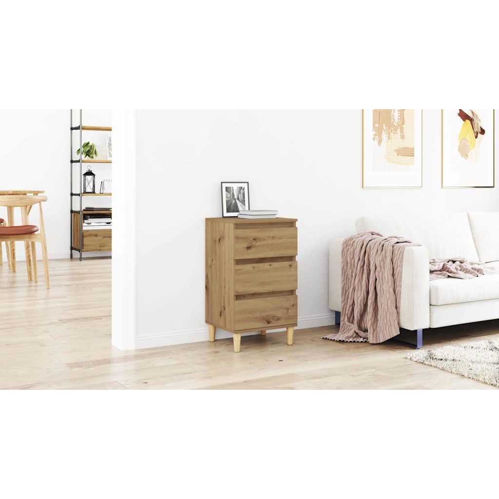 Bedside Cabinet Artisan Oak 40 x 35 x 70 cm Engineered Wood