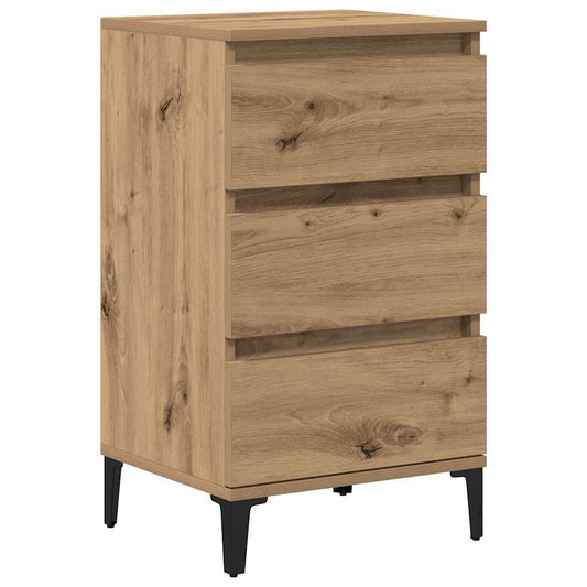 Bedside Cabinet Artisan Oak 45 x 35 x 44 cm Engineered Wood Bedside Cabinet Artisan Oak 45 x 35 x 44 cm Engineered Wood