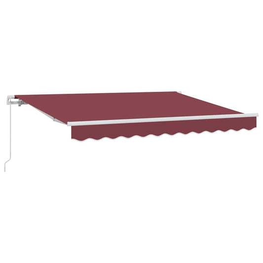 Retractable Awning Burgundy 300 x 200 cm Fabric Retractable Awning Burgundy 300 x 200 cm Fabric