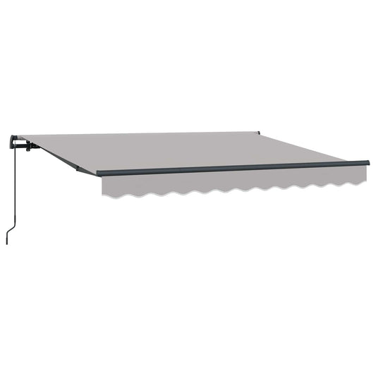Retractable Awning Light Grey 300 x 200 cm Fabric Retractable Awning Light Grey 300 x 200 cm Fabric