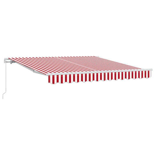 Retractable Awning Red and White 300 x 250 cm Retractable Awning Red and White 300 x 250 cm