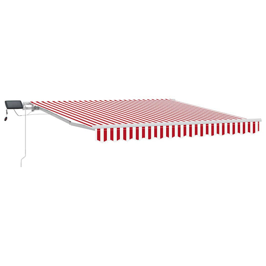 Retractable Awning Red and White 300 x 250 cm Retractable Awning Red and White 300 x 250 cm
