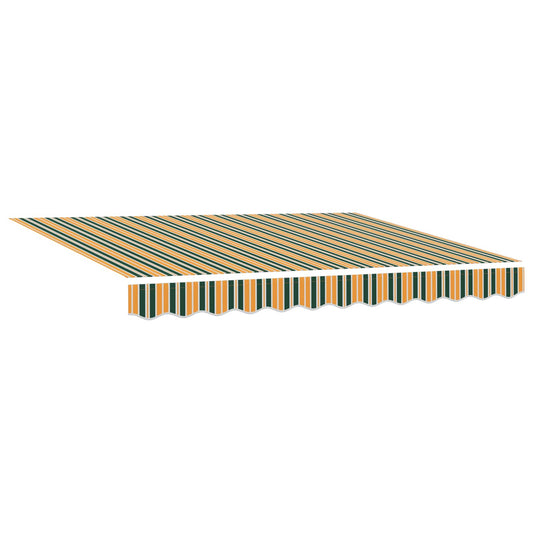 Retractable Awning Green and yellow 300 x 250 cm Retractable Awning Green and yellow 300 x 250 cm