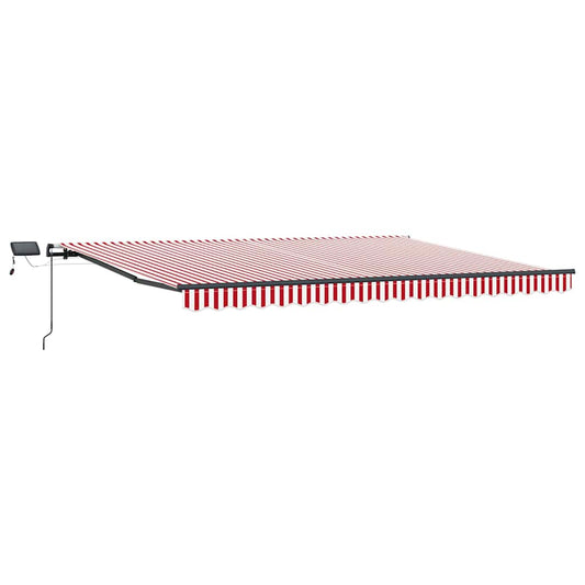 Retractable Awning Red and White 400 x 350 cm Retractable Awning Red and White 400 x 350 cm
