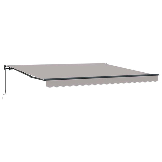 Retractable Awning Light Grey 400 x 350 cm Retractable Awning Light Grey 400 x 350 cm