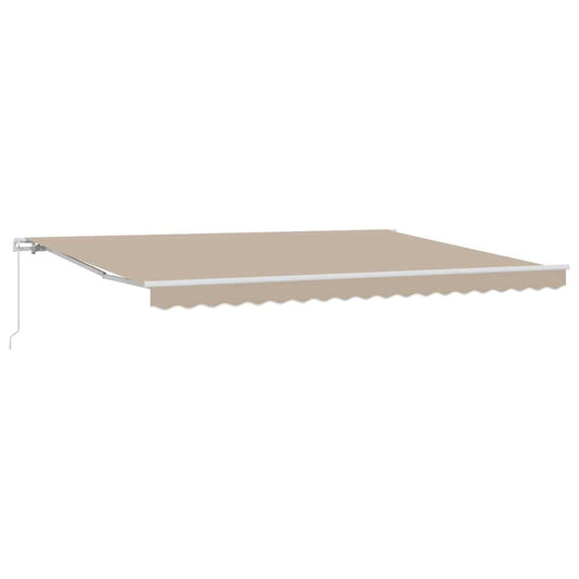 Retractable Awning Beige 450 x 350 x 165 cm Retractable Awning Beige 450 x 350 x 165 cm
