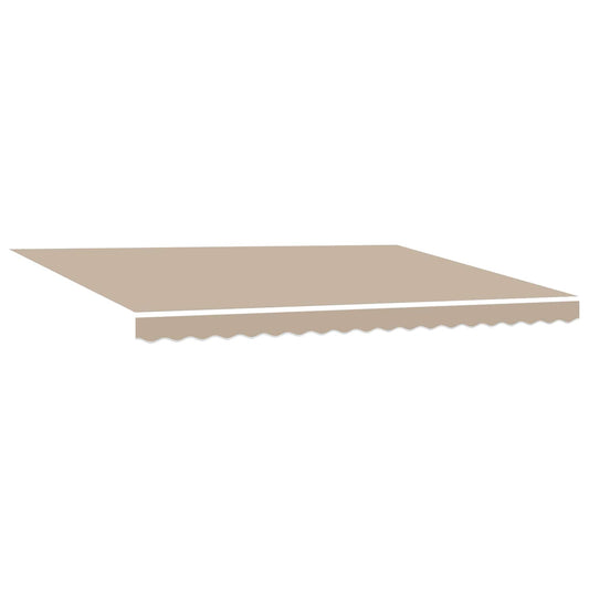 Retractable Awning Beige 450 x 350 cm Fabric and Aluminium Retractable Awning Beige 450 x 350 cm Fabric and Aluminium