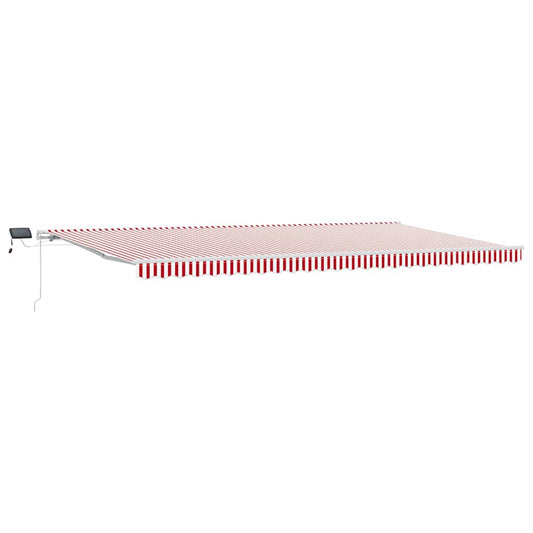 Retractable Awning Red and White 600 x 300 cm Retractable Awning Red and White 600 x 300 cm