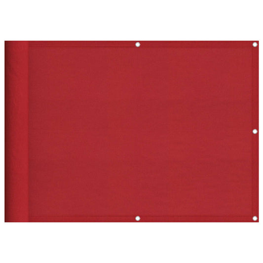Balcony Screen Red 75x800 cm 100% Polyester Oxford Balcony Screen Red 75x800 cm 100% Polyester Oxford
