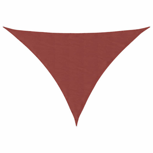 Sun Shade Sail Terracotta 7x5x5 m 100% Polyester Oxford Sun Shade Sail Terracotta 7x5x5 m 100% Polyester Oxford