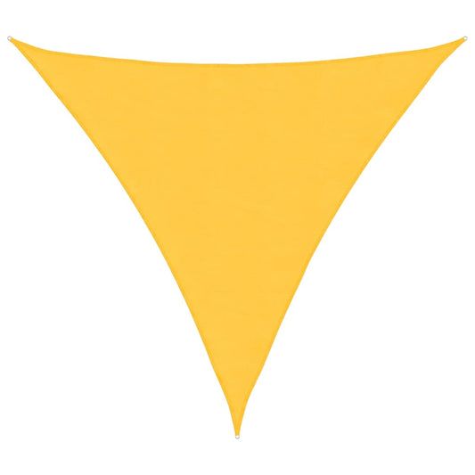 Sun Shade Sail Yellow 2x2x2 m 100% Polyester Oxford Sun Shade Sail Yellow 2x2x2 m 100% Polyester Oxford