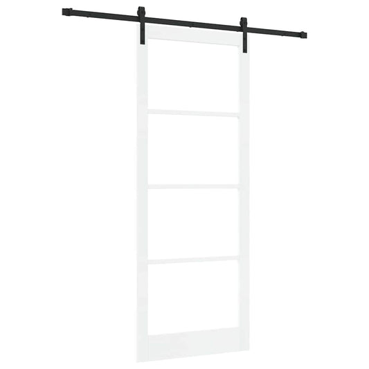Sliding Door ORKDAL White and Black 93 x 232 cm Sliding Door ORKDAL White and Black 93 x 232 cm