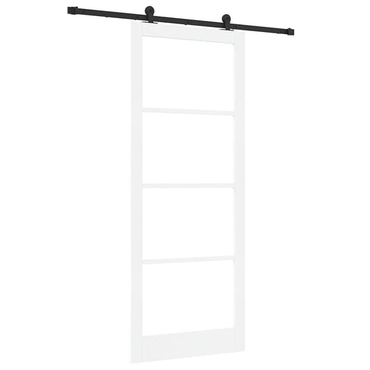 Sliding Door ORKDAL White and Black 93 x 232 cm Sliding Door ORKDAL White and Black 93 x 232 cm