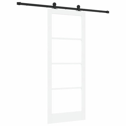 Sliding Door ORKDAL White and Black 83 x 211 cm Sliding Door ORKDAL White and Black 83 x 211 cm