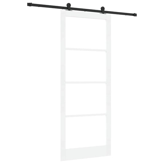 Sliding Door ORKDAL White and Black 93 x 232 cm Sliding Door ORKDAL White and Black 93 x 232 cm