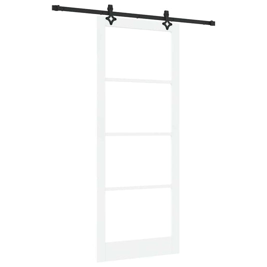 Sliding Door ORKDAL White and Black 93 x 232 cm Sliding Door ORKDAL White and Black 93 x 232 cm