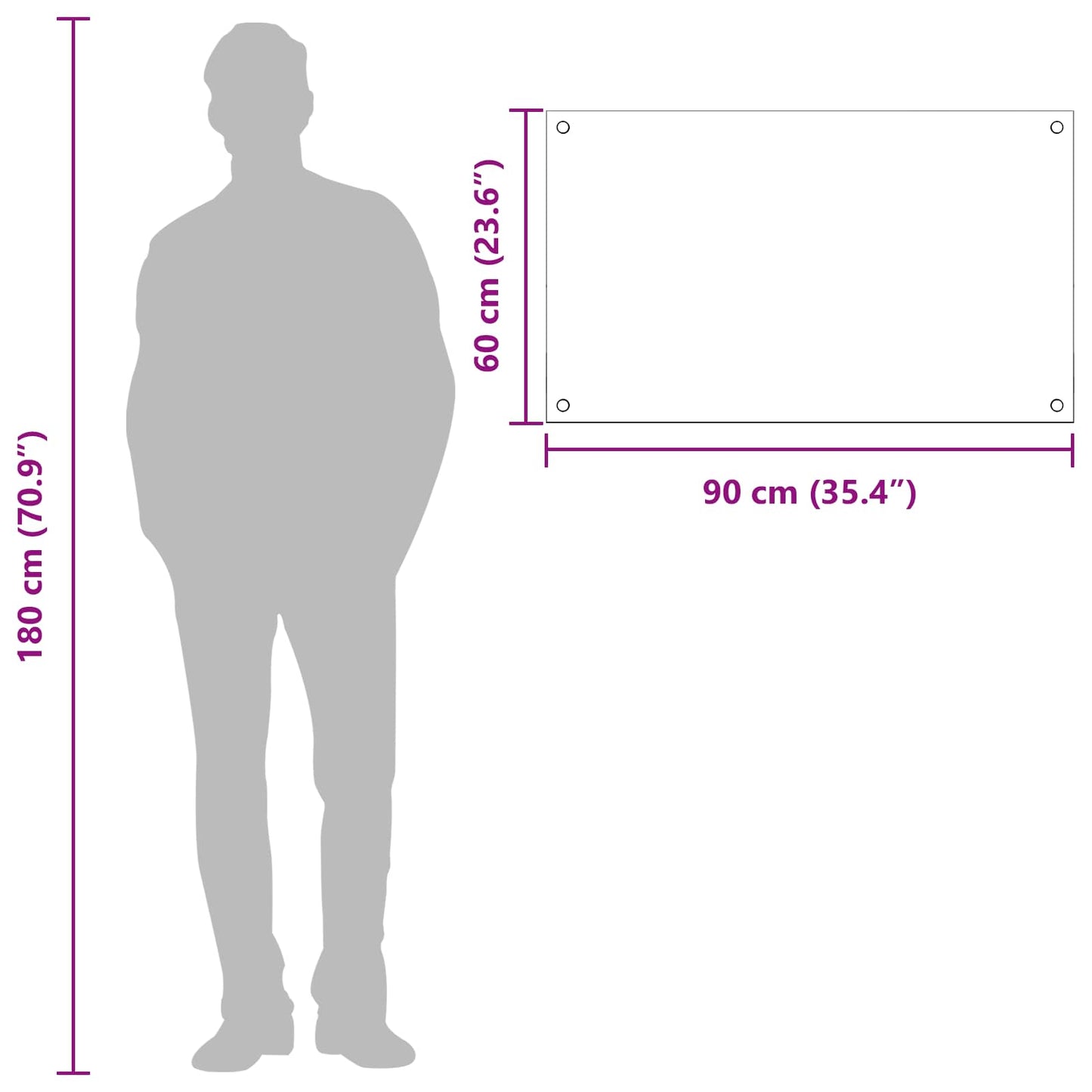 Kitchen Backsplash Light Grey 90 x 60 cm Tempered Glass