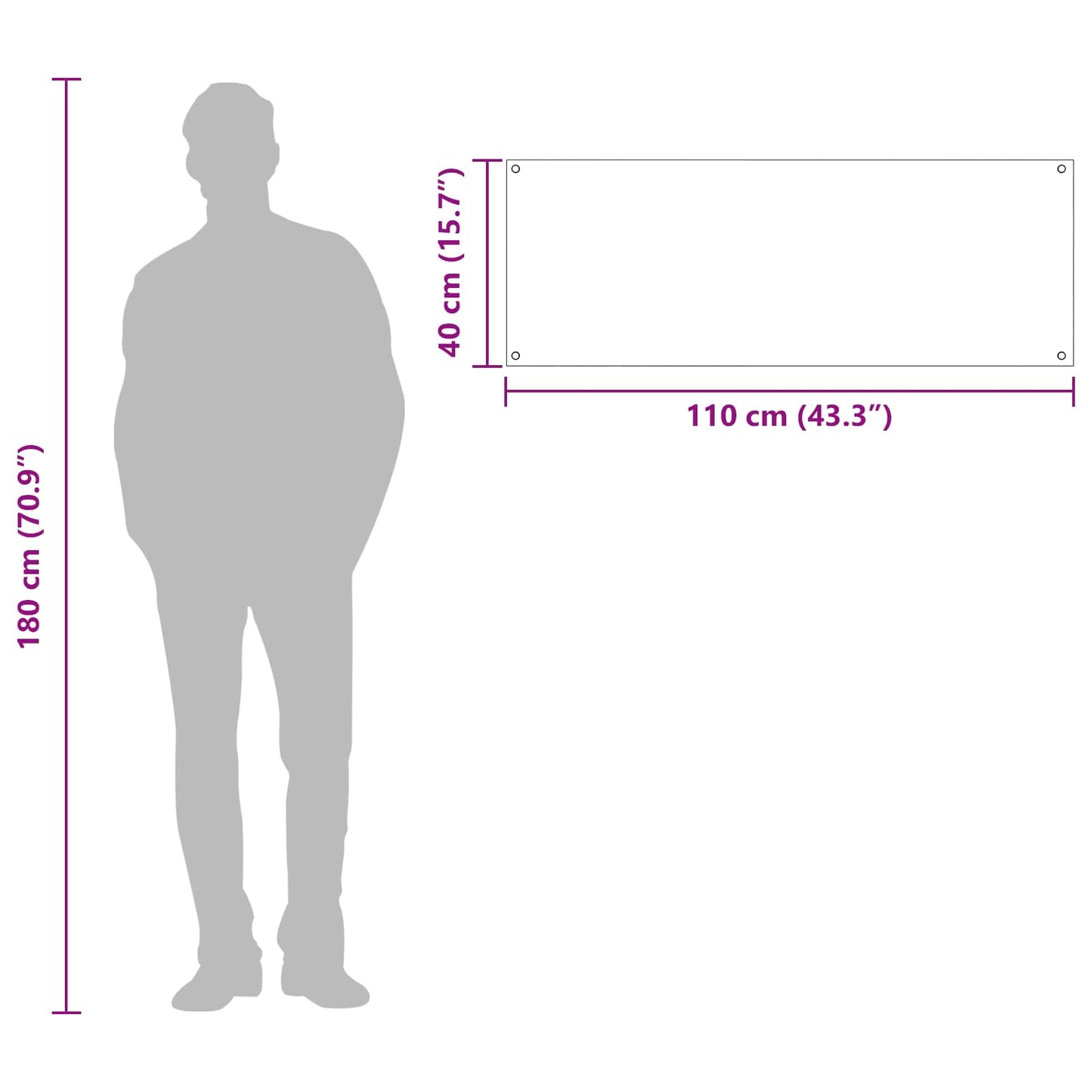 Kitchen Backsplash White 110 x 40 cm Tempered Glass