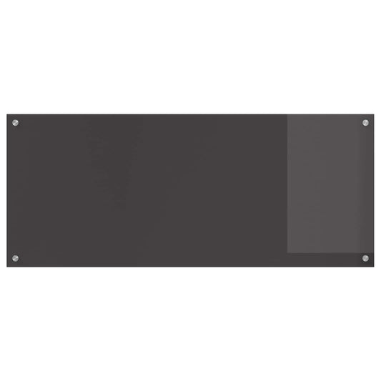 Kitchen Backsplash Dark grey 120 x 50 x 0.6 cm Tempered Glass Kitchen Backsplash Dark grey 120 x 50 x 0.6 cm Tempered Glass