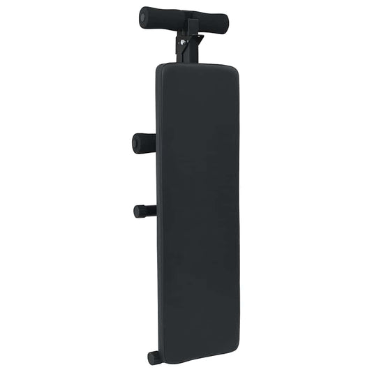 Sit Up Bench Black 124 x 33.5 x 55 cm Powder-Coated Steel Sit Up Bench Black 124 x 33.5 x 55 cm Powder-Coated Steel