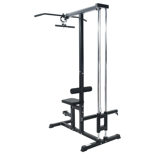 Lat Pulldown Machine Manual Black 110 x 70 x 187 cm Lat Pulldown Machine Manual Black 110 x 70 x 187 cm