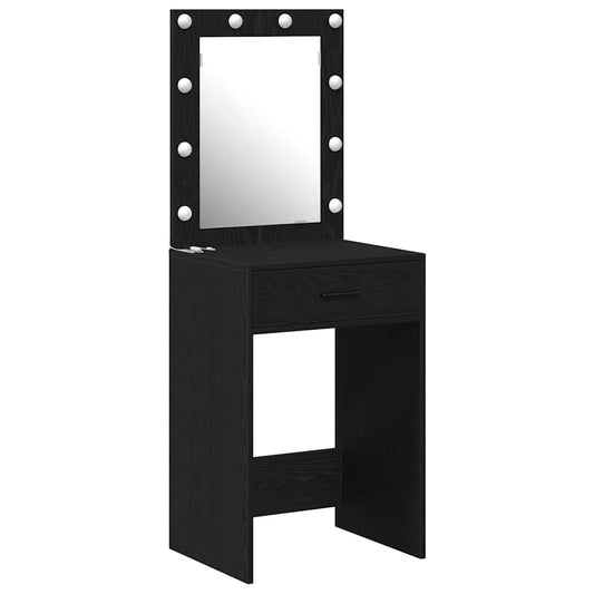 Dressing Table Black Oak 50 x 41 x 135 cm Engineered Wood Dressing Table Black Oak 50 x 41 x 135 cm Engineered Wood