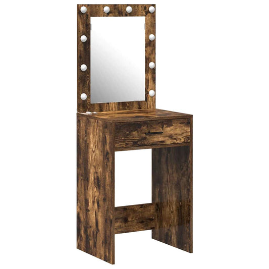 Dressing Table Smoked Oak 50 x 41 x 135 cm Engineered Wood Dressing Table Smoked Oak 50 x 41 x 135 cm Engineered Wood