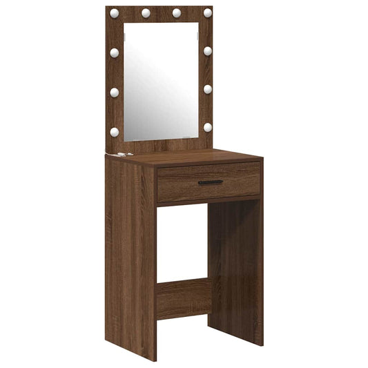 Dressing Table Brown Oak 50 x 41 x 135 cm Engineered Wood Dressing Table Brown Oak 50 x 41 x 135 cm Engineered Wood