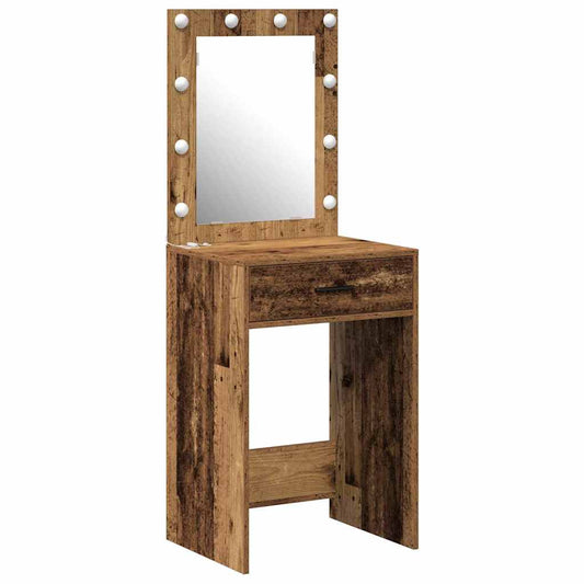 Dressing Table Old Wood 50 x 41 x 135 cm Engineered Wood Dressing Table Old Wood 50 x 41 x 135 cm Engineered Wood