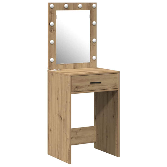 Dressing Table Artisan Oak 50 x 41 x 135 cm Engineered Wood Dressing Table Artisan Oak 50 x 41 x 135 cm Engineered Wood