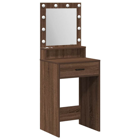 Dressing Table Brown Oak 50 x 41 x 135 cm Engineered Wood Dressing Table Brown Oak 50 x 41 x 135 cm Engineered Wood
