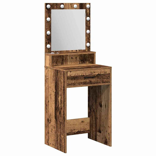 Dressing Table Old Wood 50 x 41 x 135 cm Engineered Wood Dressing Table Old Wood 50 x 41 x 135 cm Engineered Wood