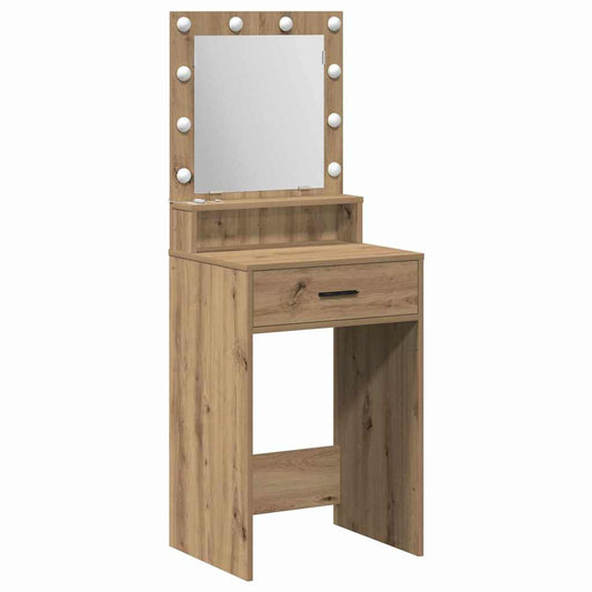 Dressing Table Artisan Oak 50 x 41 x 135 cm Engineered Wood Dressing Table Artisan Oak 50 x 41 x 135 cm Engineered Wood
