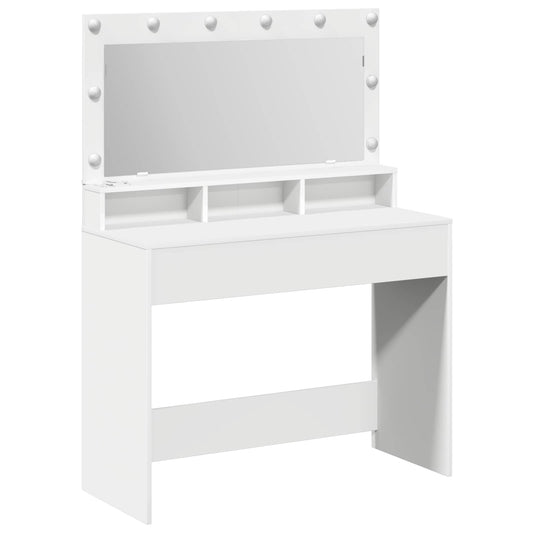 Dressing Table White 100 x 41 x 135 cm Engineered Wood Dressing Table White 100 x 41 x 135 cm Engineered Wood