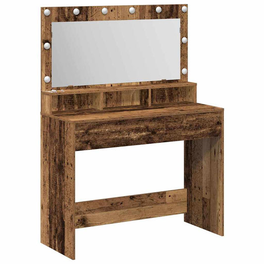 Dressing Table Old Wood 100 x 41 x 135 cm Engineered Wood Dressing Table Old Wood 100 x 41 x 135 cm Engineered Wood