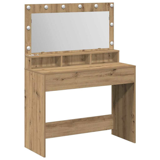 Dressing Table Artisan Oak 100 x 41 x 135 cm Engineered Wood Dressing Table Artisan Oak 100 x 41 x 135 cm Engineered Wood