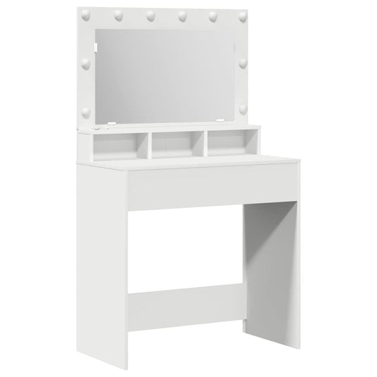 Dressing Table White 75.5 x 41 x 135 cm Engineered Wood Dressing Table White 75.5 x 41 x 135 cm Engineered Wood
