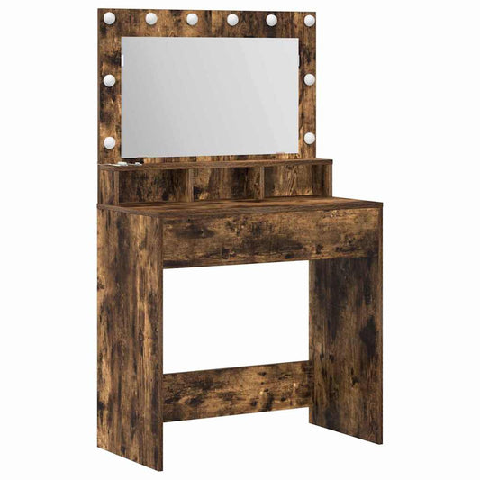 Dressing Table Smoked Oak 75.5 x 41 x 135 cm Engineered Wood Dressing Table Smoked Oak 75.5 x 41 x 135 cm Engineered Wood