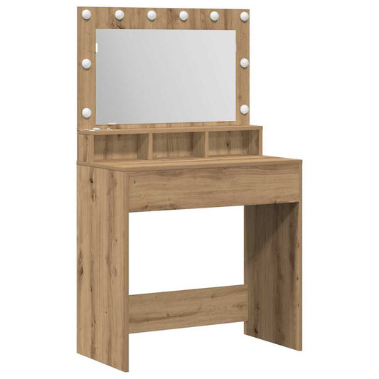 Dressing Table Artisan Oak 75.5 x 41 x 135 cm Engineered Wood Dressing Table Artisan Oak 75.5 x 41 x 135 cm Engineered Wood