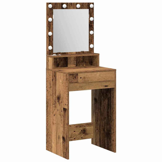 Dressing Table Old Wood 50 x 41 x 135 cm Engineered Wood Dressing Table Old Wood 50 x 41 x 135 cm Engineered Wood
