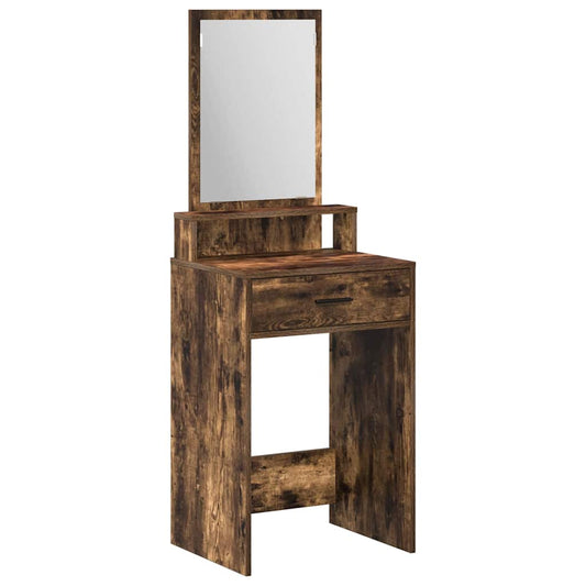 Dressing Table Smoked Oak 50 x 41 x 140 cm Engineered Wood Dressing Table Smoked Oak 50 x 41 x 140 cm Engineered Wood