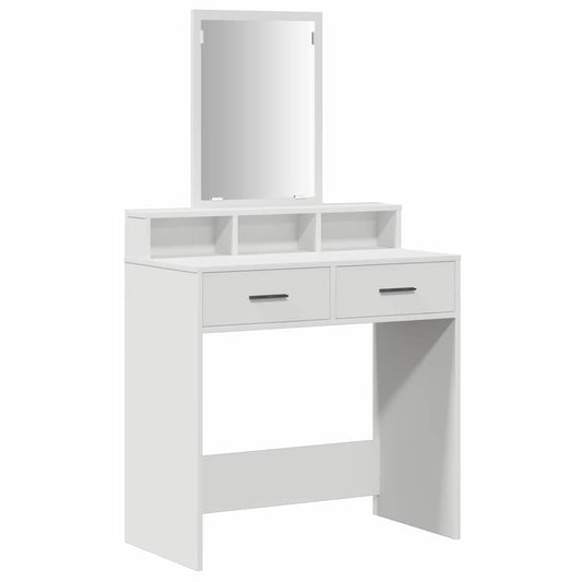 Dressing Table White 79 x 41 x 140 cm Engineered Wood Dressing Table White 79 x 41 x 140 cm Engineered Wood