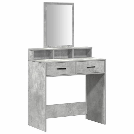 Dressing Table Concrete Grey 79 x 41 x 140 cm Engineered Wood Dressing Table Concrete Grey 79 x 41 x 140 cm Engineered Wood