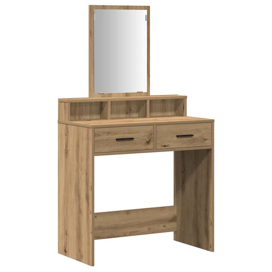 Dressing Table Artisan Oak 79 x 41 x 140 cm Engineered Wood Dressing Table Artisan Oak 79 x 41 x 140 cm Engineered Wood