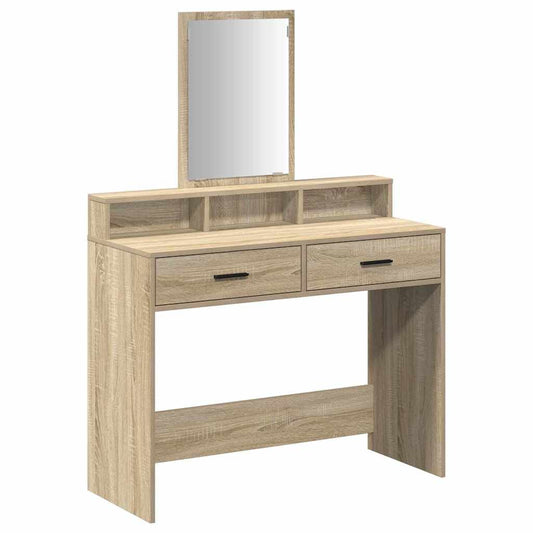 Dressing Table Sonoma Oak 100 x 41 x 140 cm Engineered Wood Dressing Table Sonoma Oak 100 x 41 x 140 cm Engineered Wood