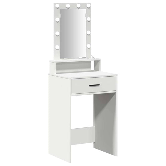 Dressing Table White 50 x 41 x 140 cm Engineered Wood Dressing Table White 50 x 41 x 140 cm Engineered Wood