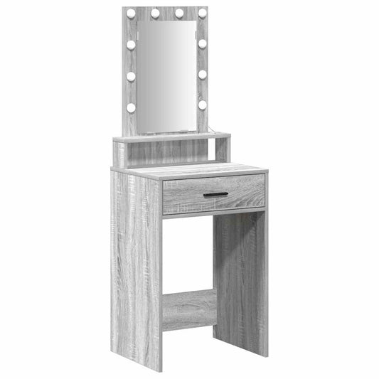 Dressing Table Grey 50 x 41 x 140 cm Engineered Wood Dressing Table Grey 50 x 41 x 140 cm Engineered Wood